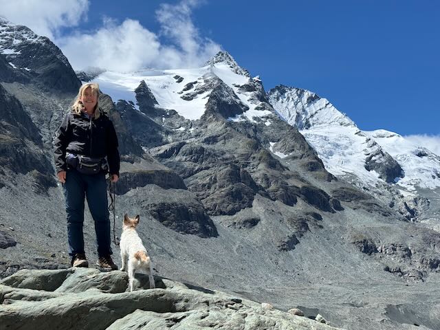 Fast oben - der Gipfel ist sichtbar