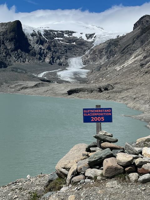 Gletscher auf dem Rückzug