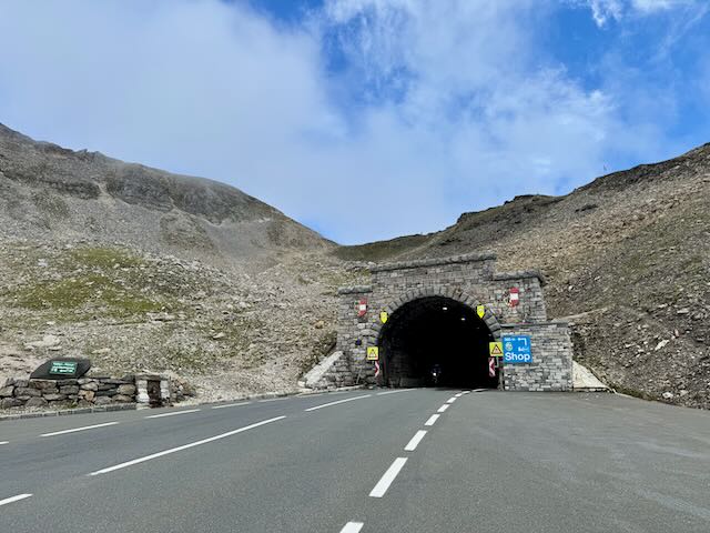 Der Tunnel am obersten Punkt