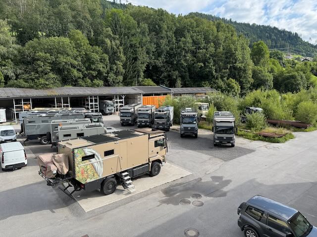 Familientreffen der Krug Trucks