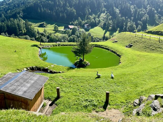 See auf einer Wanderrunde