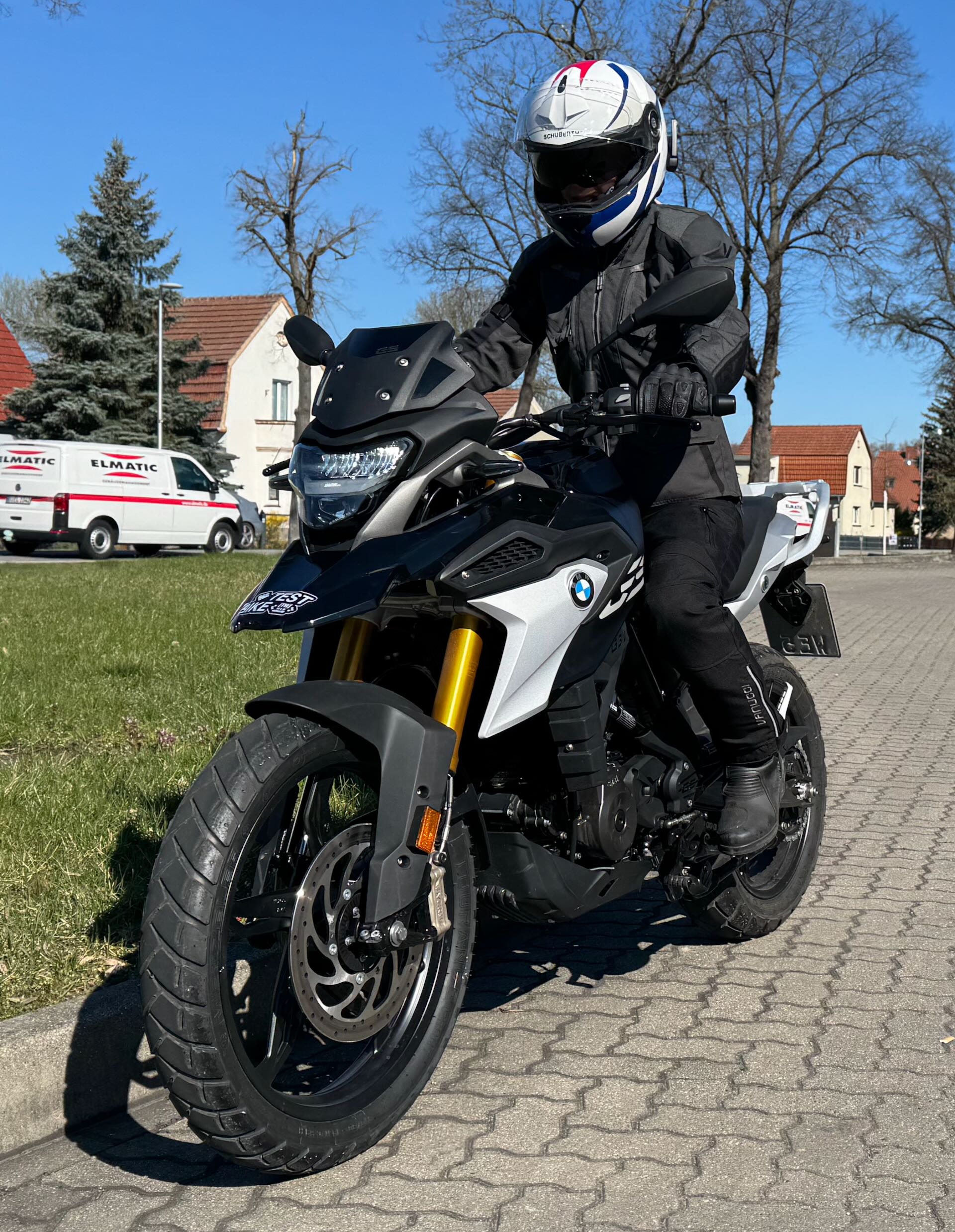 BMW G 310 GS mit Saskia
